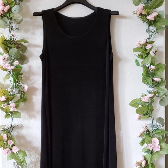 2 Pcs. Cocktail/Party Long Sleeve Jacket & Long Black Dress - Picture 5 of 13